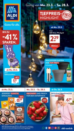 Aldi Süd Prospekt Cover – Aldi Süd Prospekt