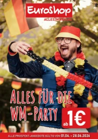 Titelseite des EuroShop Prospekts ab 01.06.2026